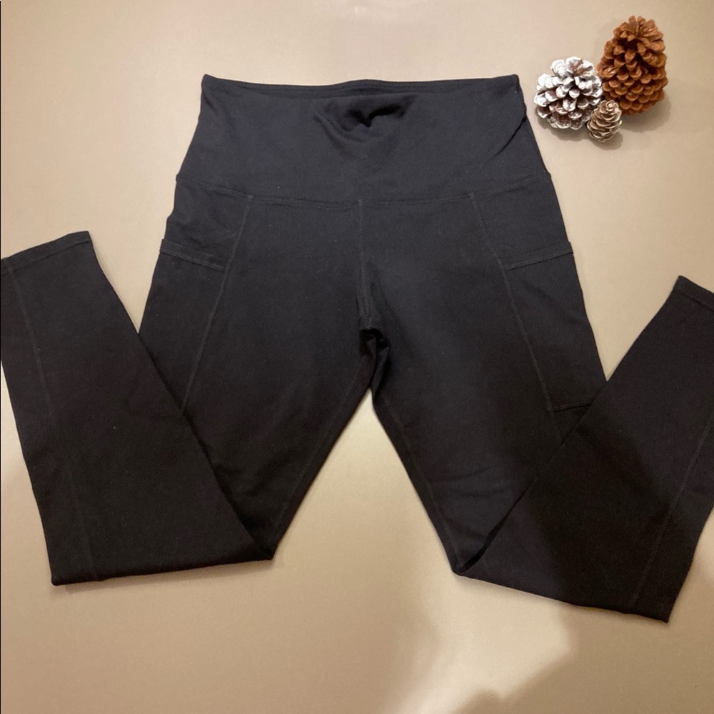 TUFF ATHLETICS LEGGINGS SIZE:M. COLOR:BLACK
